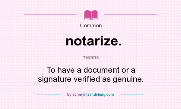 Places to get documents notarized