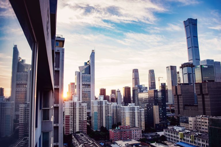 Aerial View of Beijing City
