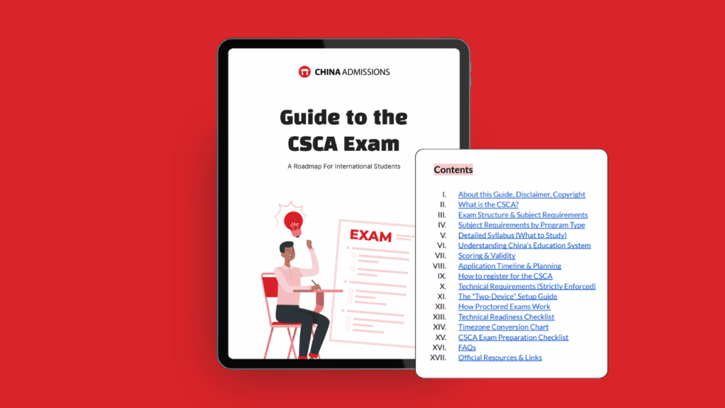 Introducing the New CSCA Exam For International Students • China Admissions
